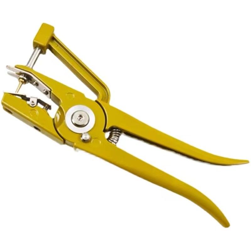 Aluminum Alloy Ergonomic Ear Tag Applicator For Goats Cow Cattle